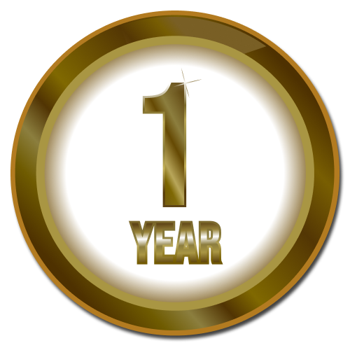 Anniversary badges year 1