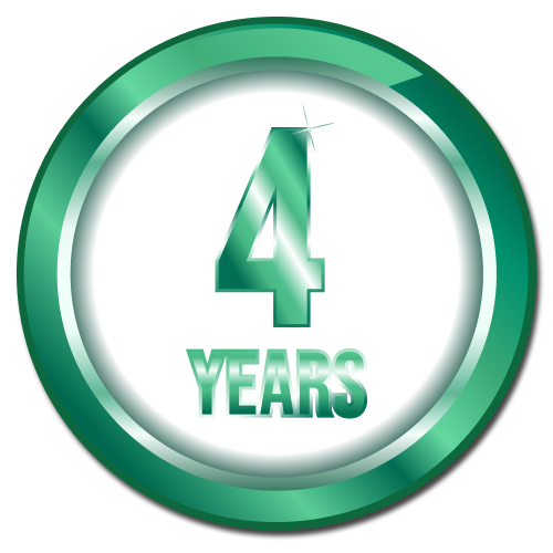 Anniversary badges year 4